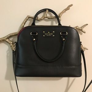 Kate Spade Black Leather Purse. Used couple times.